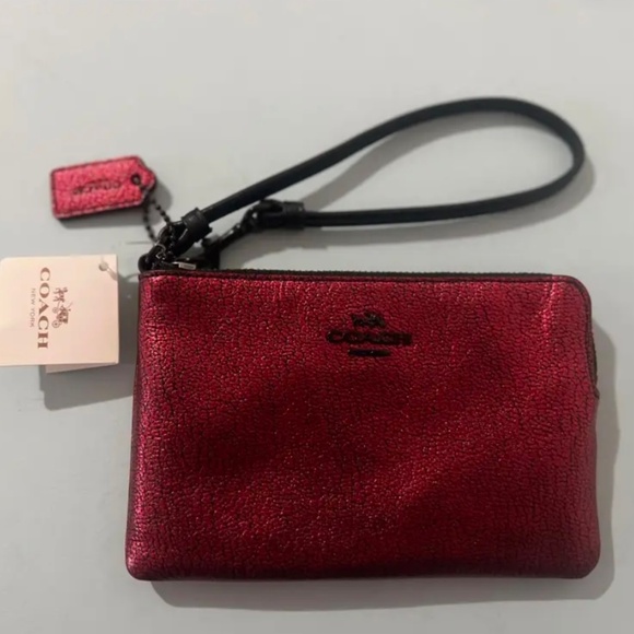 COACH Leather Wristlet Wallet - Picture 8 of 11